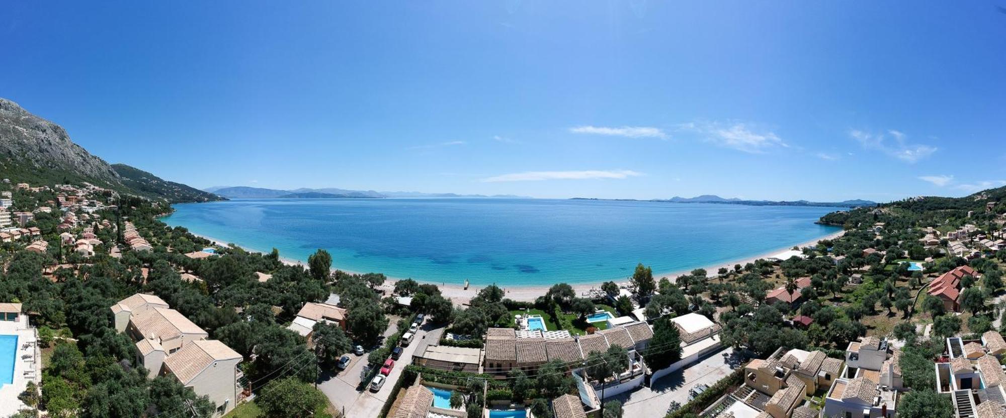 Corfu Sea View Villa - Aurora Барбати Экстерьер фото