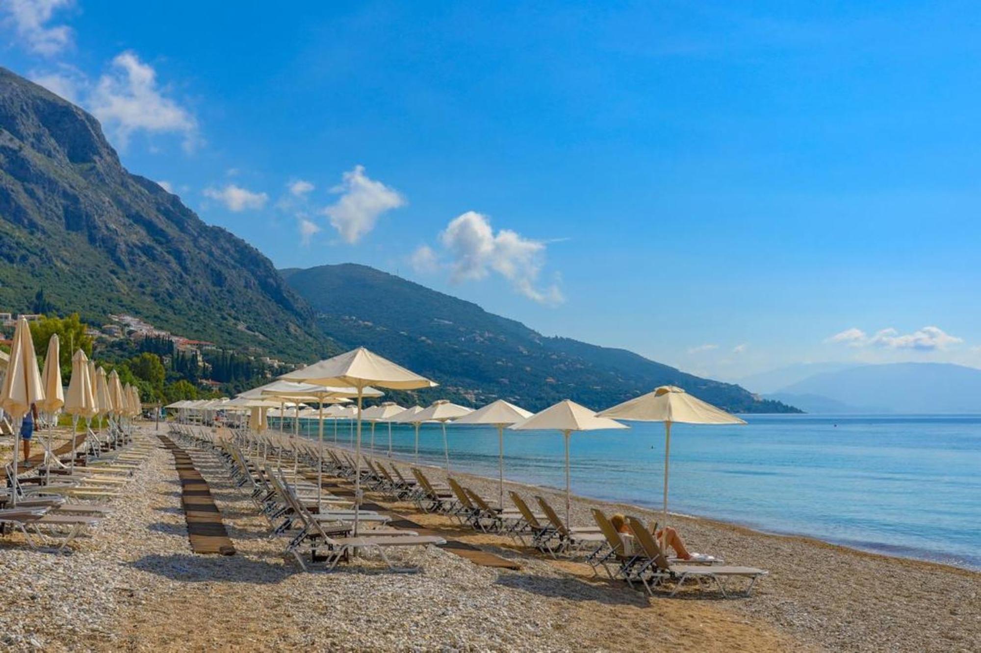 Corfu Sea View Villa - Aurora Барбати Экстерьер фото