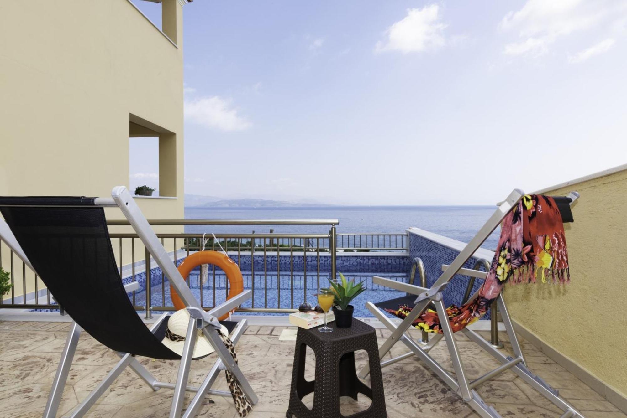 Corfu Sea View Villa - Aurora Барбати Экстерьер фото