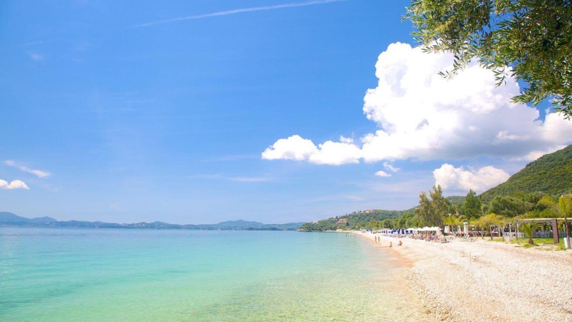 Corfu Sea View Villa - Aurora Барбати Экстерьер фото