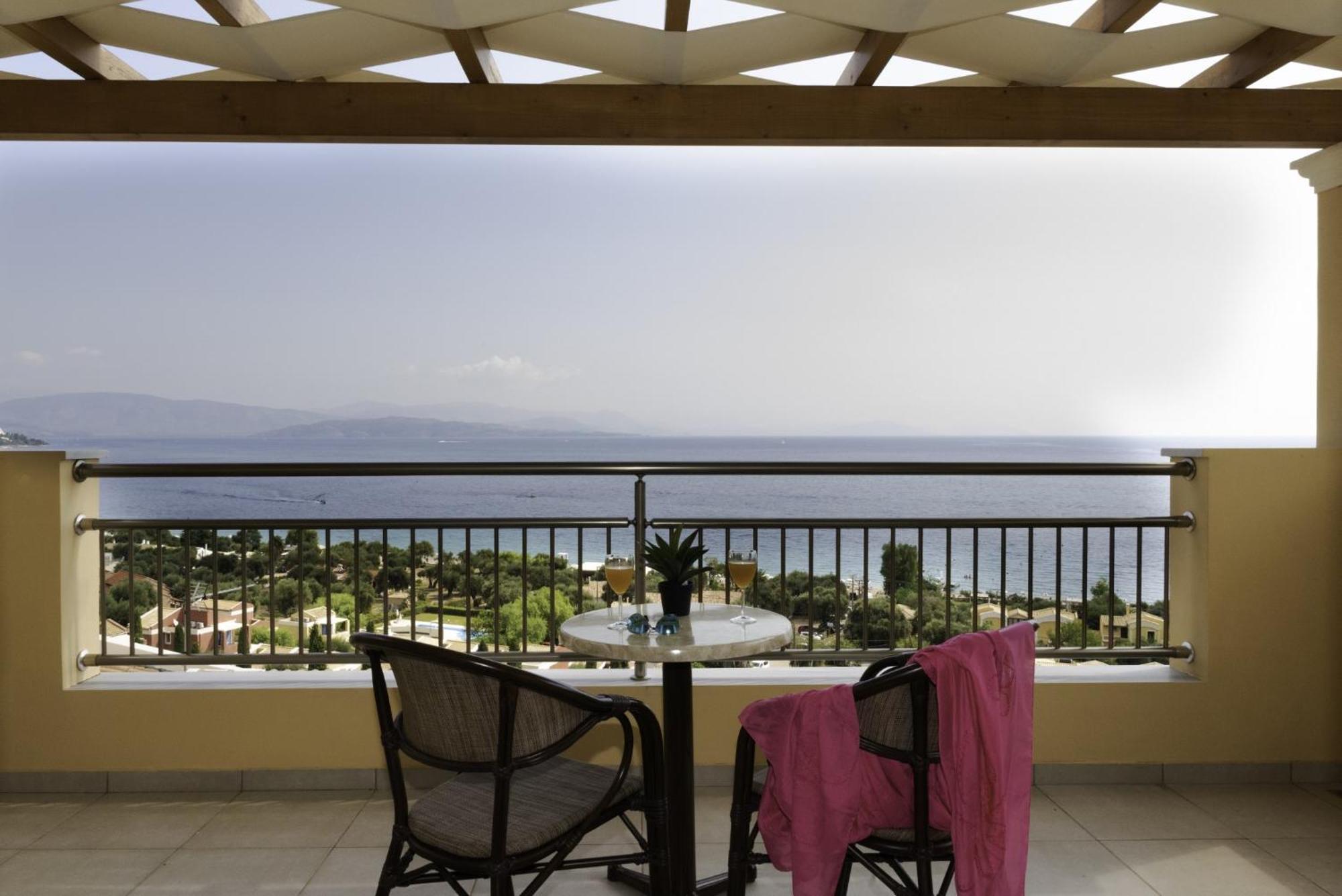 Corfu Sea View Villa - Aurora Барбати Экстерьер фото