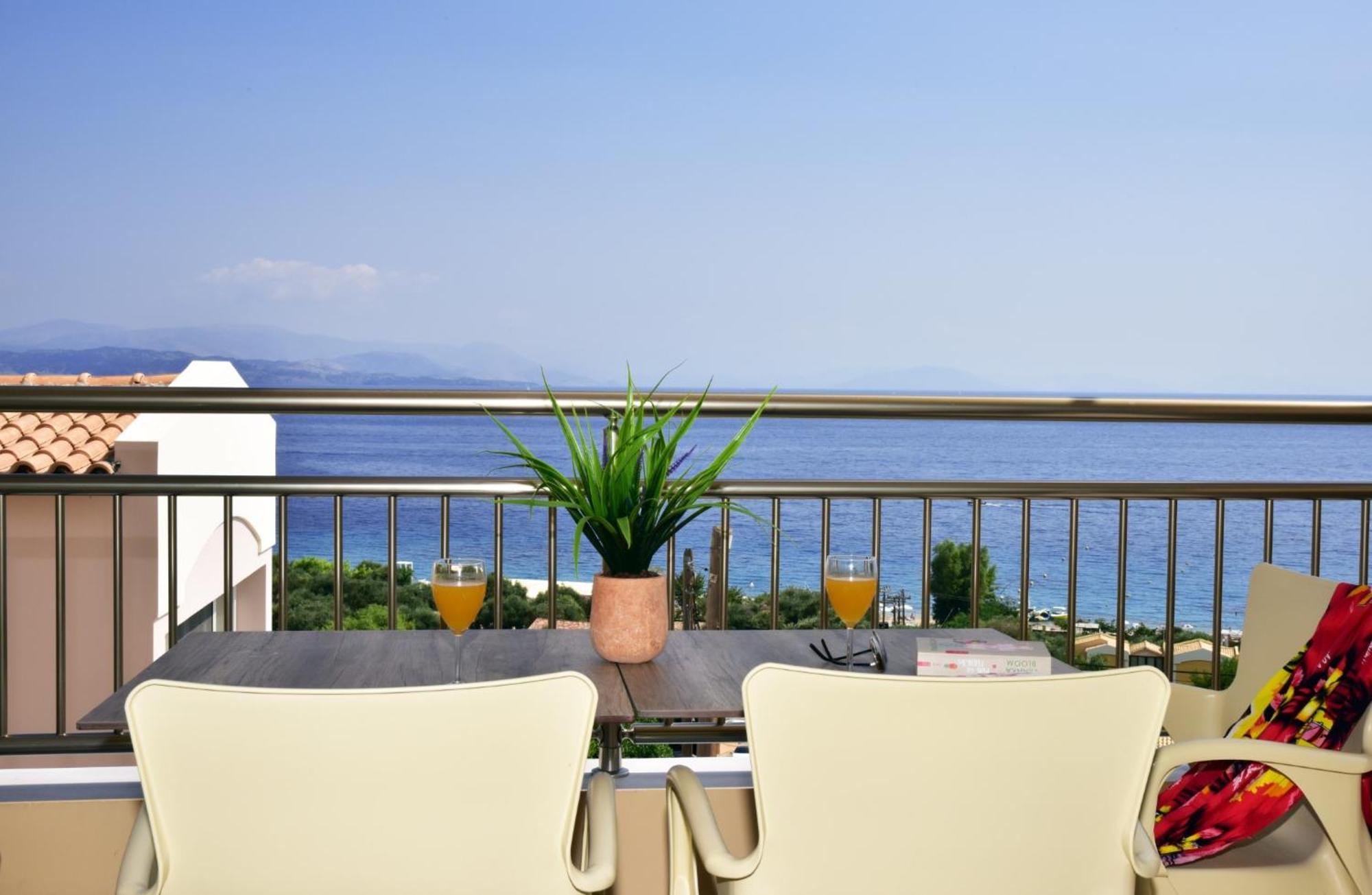 Corfu Sea View Villa - Aurora Барбати Экстерьер фото